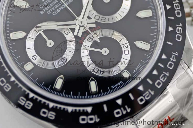 0420 Daytona 116500 SS TWF 1:1 Best Edition 904L Steel Black Dial on SS Bracelet A EasyCare 2407